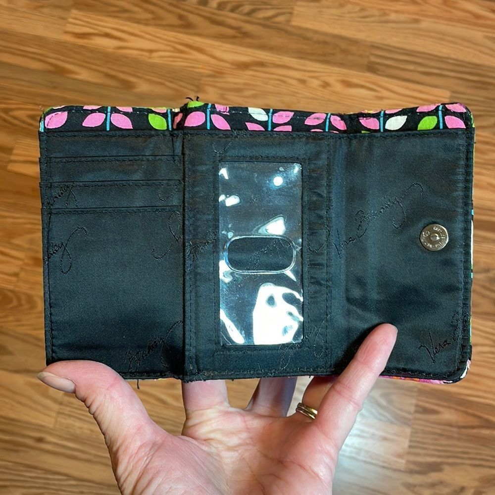 Vera Bradley Small Kisslock Wallet Va Va Bloom - Picture 5 of 7